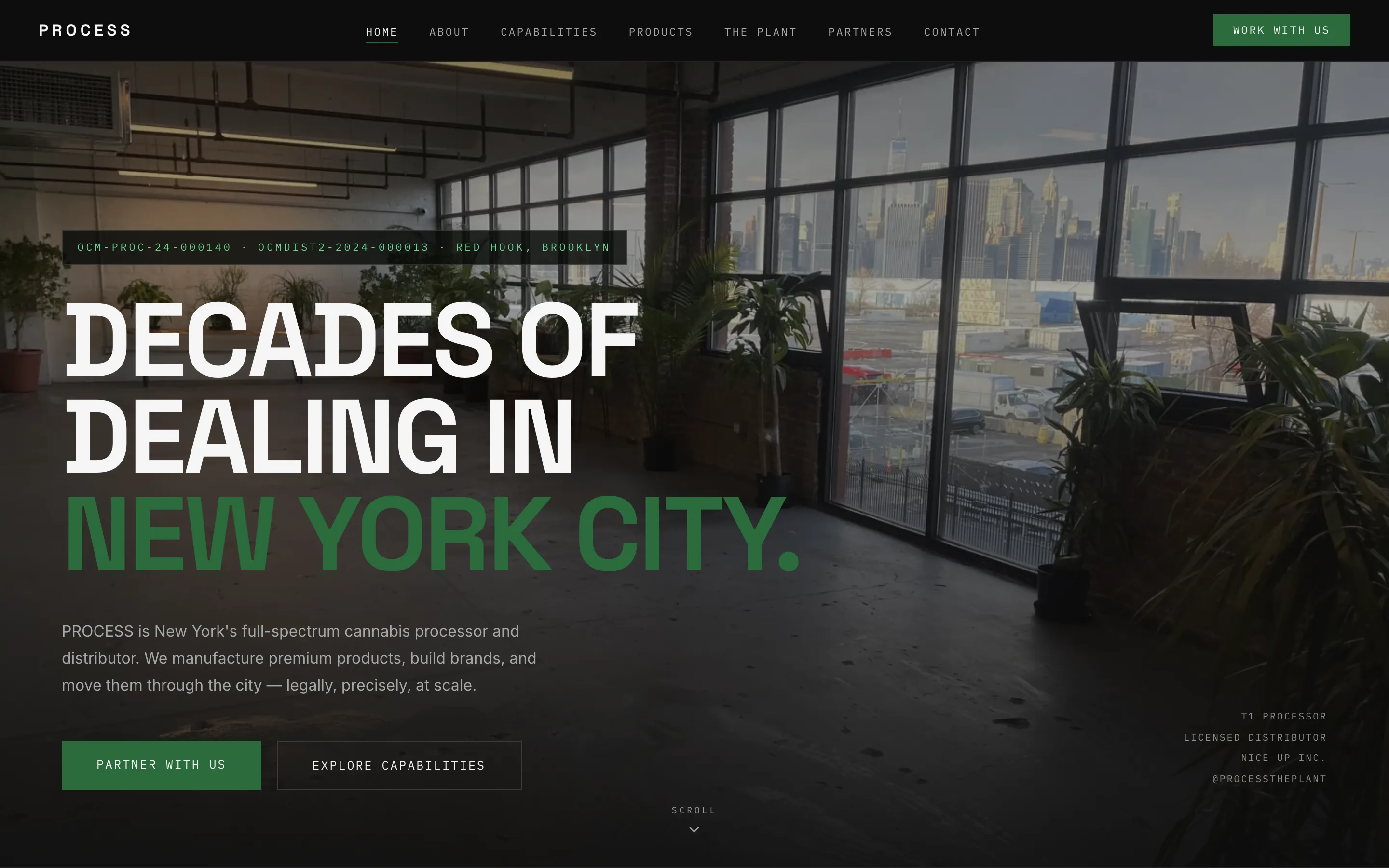 The PROCESS website on desktop